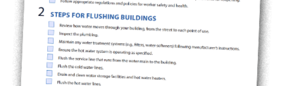 Commercial Building Reopening Tips from CDC and Osceola Water Works