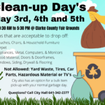 Osceola spring clean up days