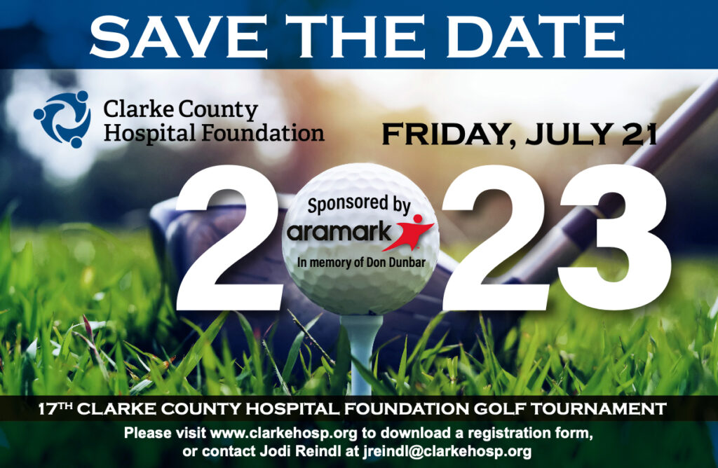clarke county hospital anual golf outing