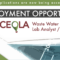 Employment Opportunity - Osceola Wastewater Lab Analyst / Technician