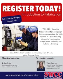 fabrication welding classes in osceola iowa